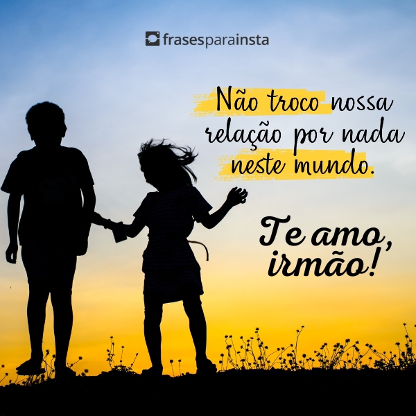 123 Frases para Foto com Irmão: (Para mostrar união com o irmão)