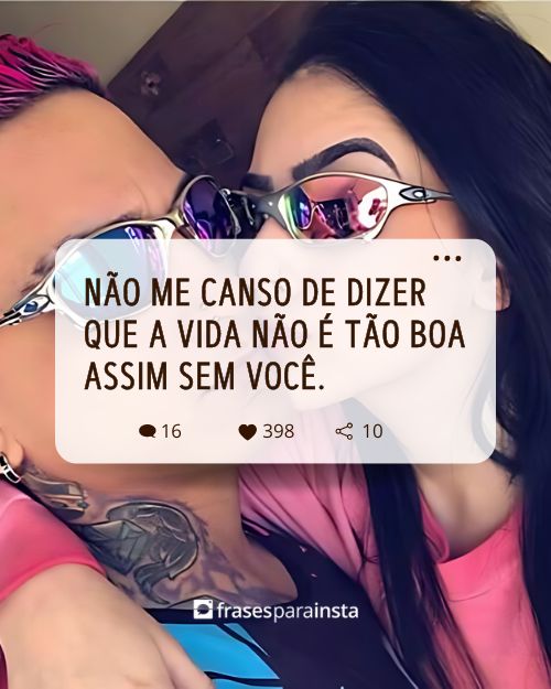 Frases de Casal maloka Com muito Amor e Parceria