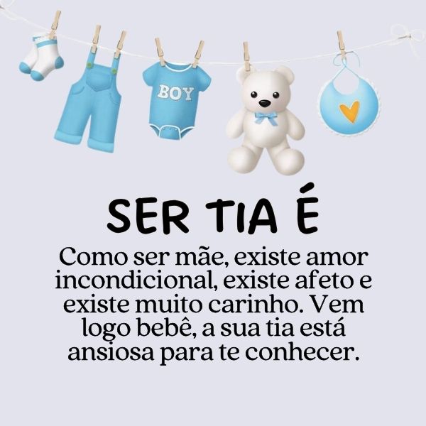 Vou ser Titia +30 Frases para Anunciar o seu Novo Amor