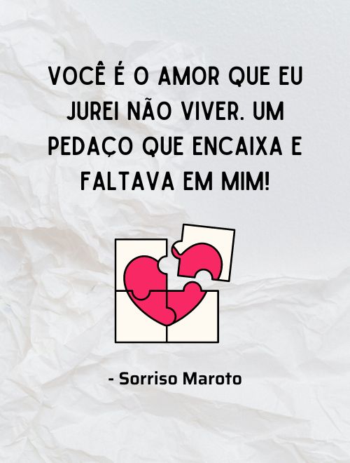 Frases de Pagode Romântico para Casal