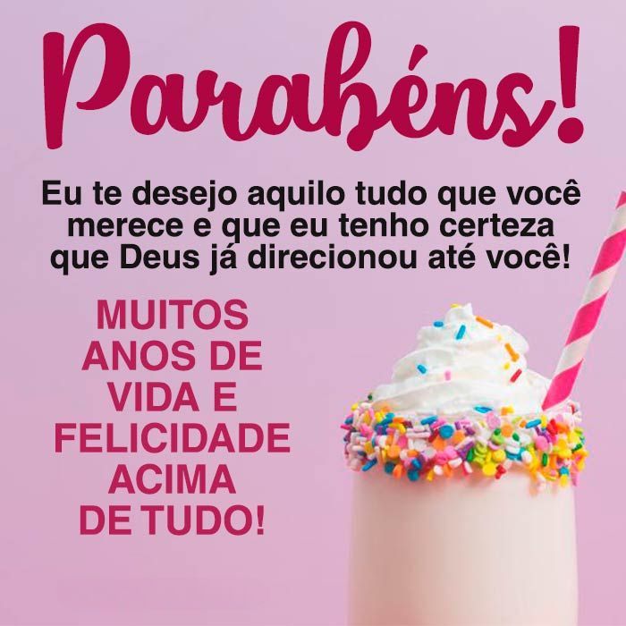 Parabéns com Felicidade Acima de Tudo!