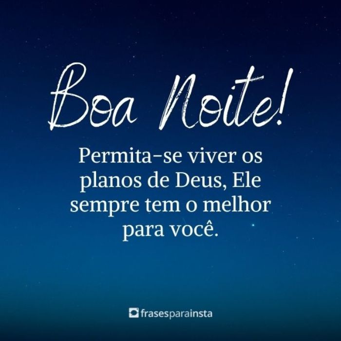 Boa Noite Abençoada!