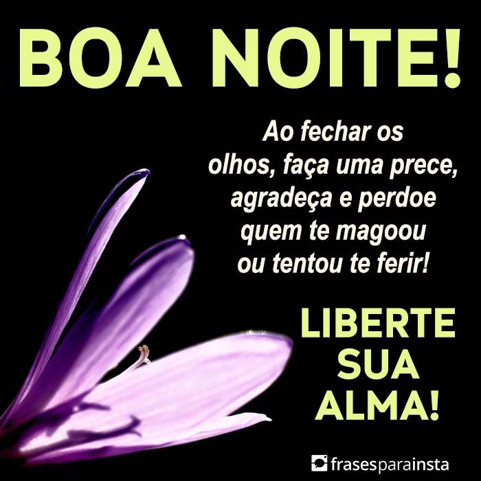 Boa noite com reflexão