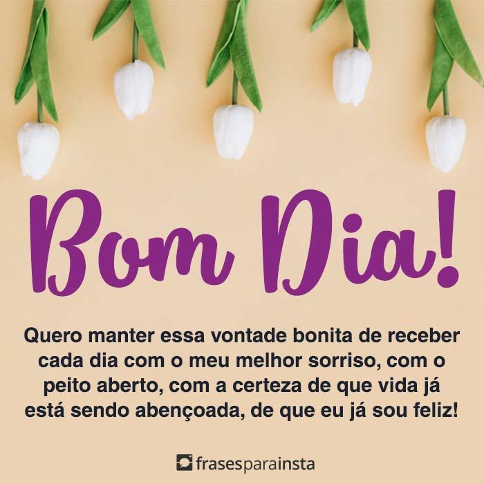 Frases de Bom dia para Status