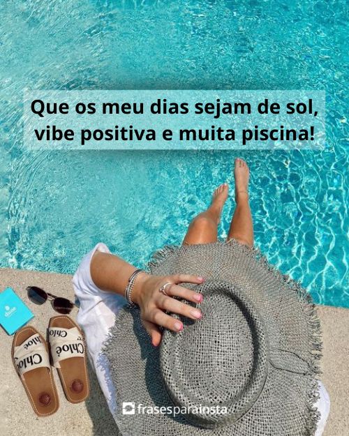 Frases Para Fotos na Piscina +45 Opções de Legendas para Arrasar nas Redes Sociais