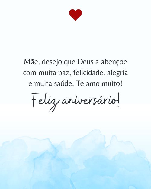 Feliz Aniversário mãe!