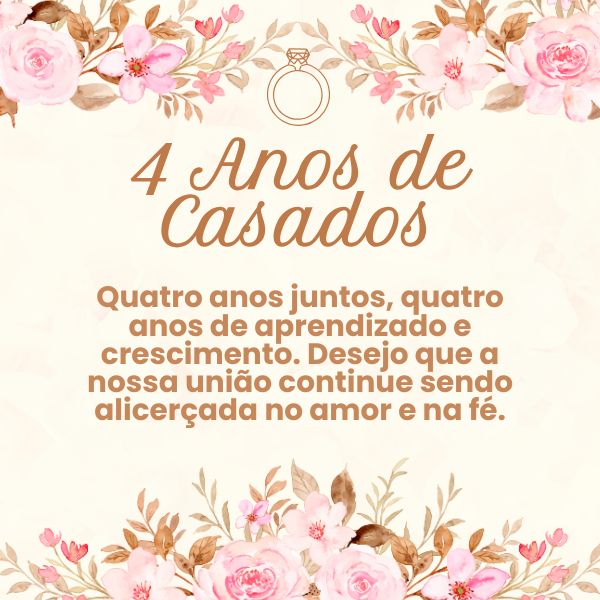 Frases de 4 Anos de Casados: Comemore as Bodas de Flores e Frutas!