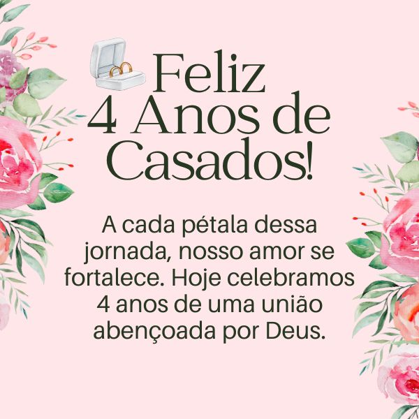 Frases de 4 Anos de Casados: Comemore as Bodas de Flores e Frutas!