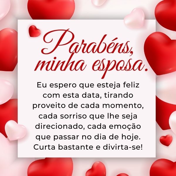 Frases de Aniversário para Esposa: Felicite-a com Muito Amor